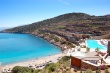 Tereny rekreacyjne i plaża z luksusowymi hotelami, Kreta, Grecja