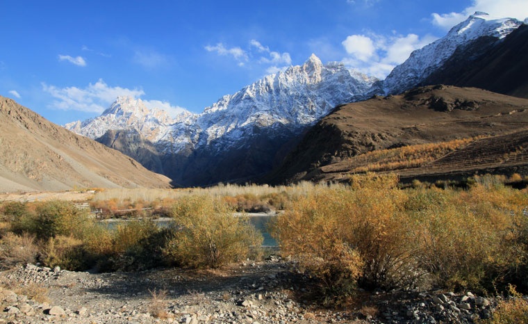 Krajobraz w Tadżykistanie