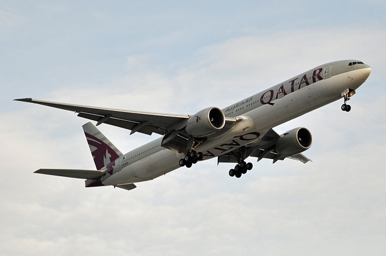 Samolot Qatar Airways
