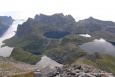 Widok ze szczytu Hermansdalstinden - Lofoty - Norwegia